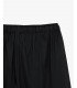 Wide leg drawstring trousers with flat front crease