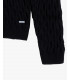Textured open-knit sweater