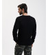 Textured open-knit sweater