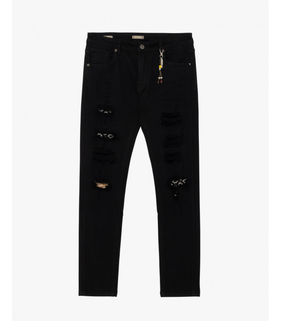 KEVIN skinny fit jeans with patches and rips