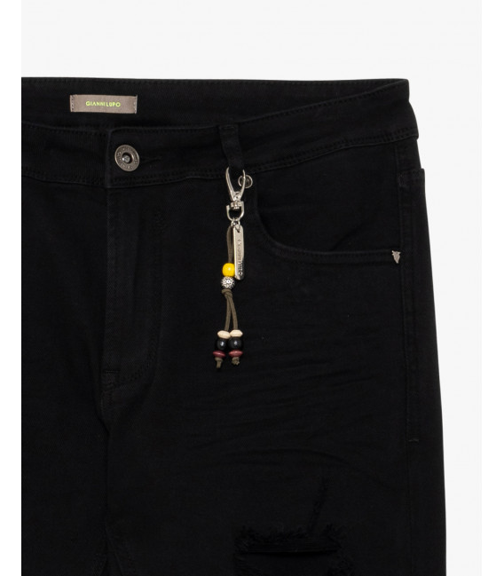 KEVIN skinny fit jeans with patches and rips