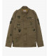 Safari jacket with patches