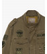 Safari jacket with patches