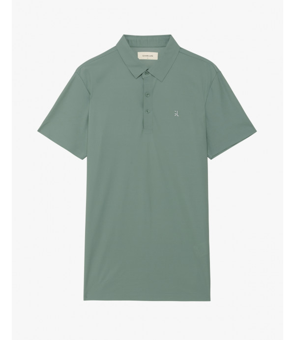 Athleisure super stretch polo shirt