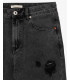 MIKE carrot cropped fit jeans with rips