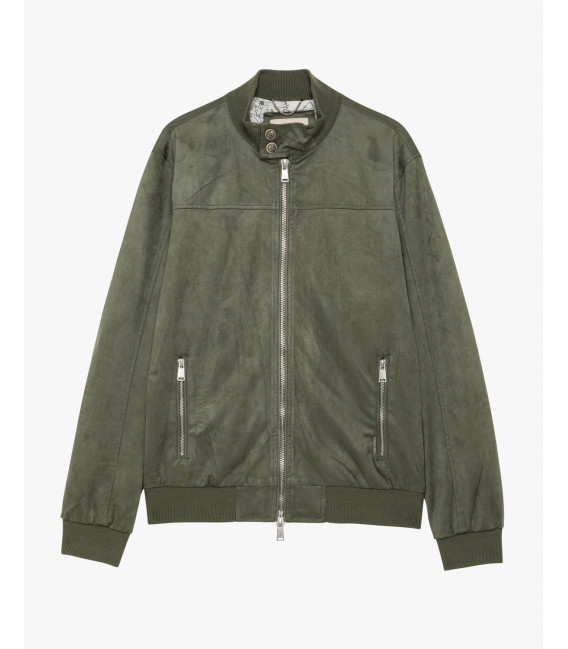 Bomber effetto camoscio