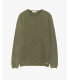 Textured cotton sweater