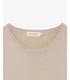 Delave effect cotton sweater