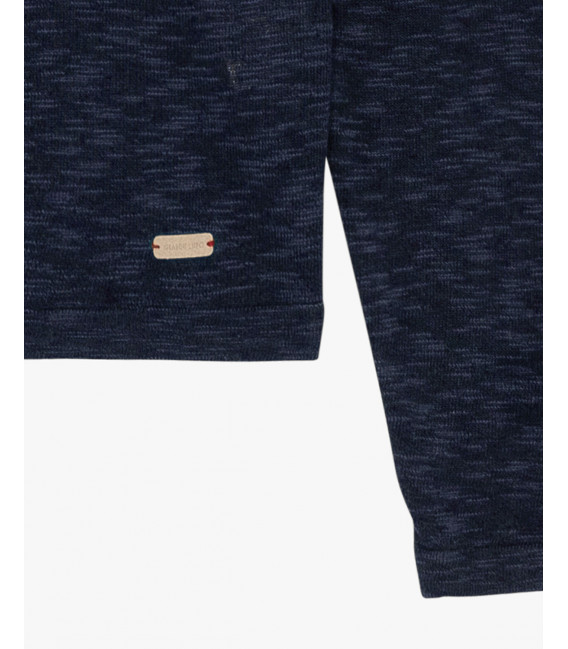 Maglione girocollo texturizzato