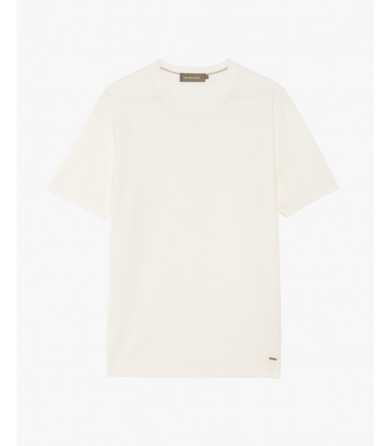 T-shirt in maglia texturizzata
