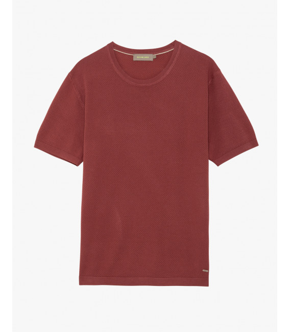 Knit textured t-shirt