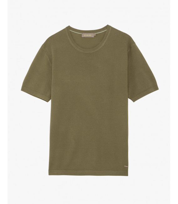 Knit textured t-shirt