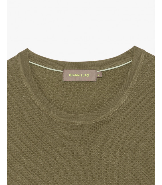 Knit textured t-shirt
