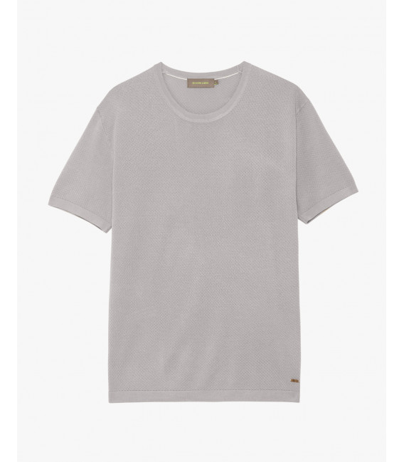 T-shirt in maglia texturizzata