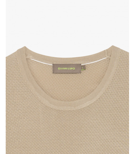 Knit textured t-shirt