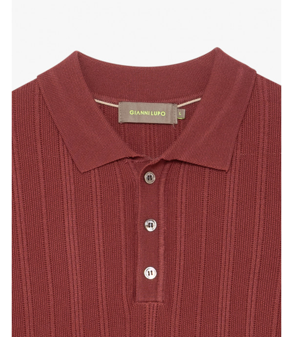 Knit polo