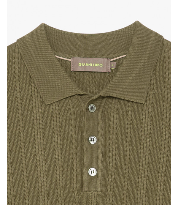 Knit polo