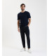 Pantaloni carrot fit con vita elasticizzata