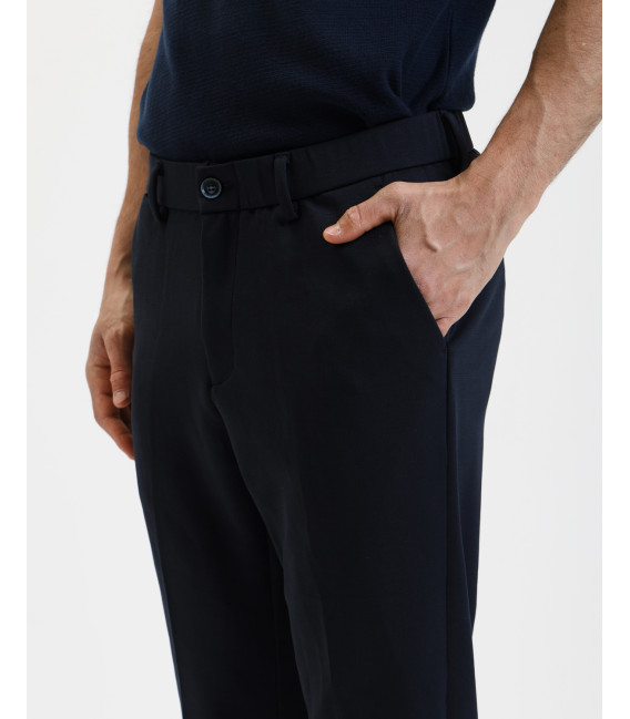 Pantaloni carrot fit con vita elasticizzata