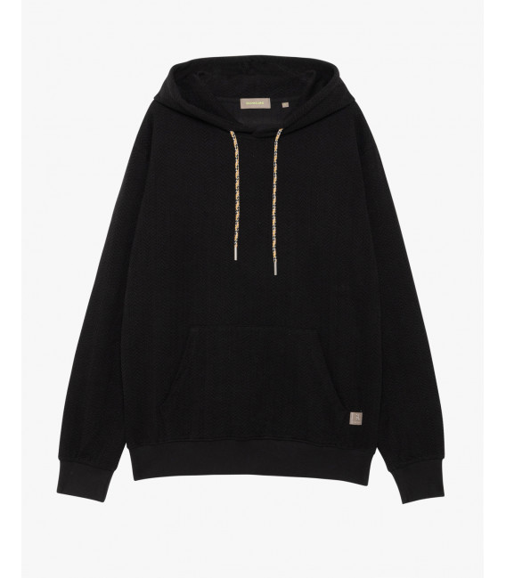 Textured hoodie