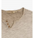 Moroccan neck t-shirt with buttons
