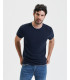 T-shirt girocollo testurizzato in cotone