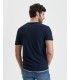 T-shirt girocollo testurizzato in cotone