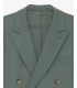 Wrinkle-free double breasted blazer