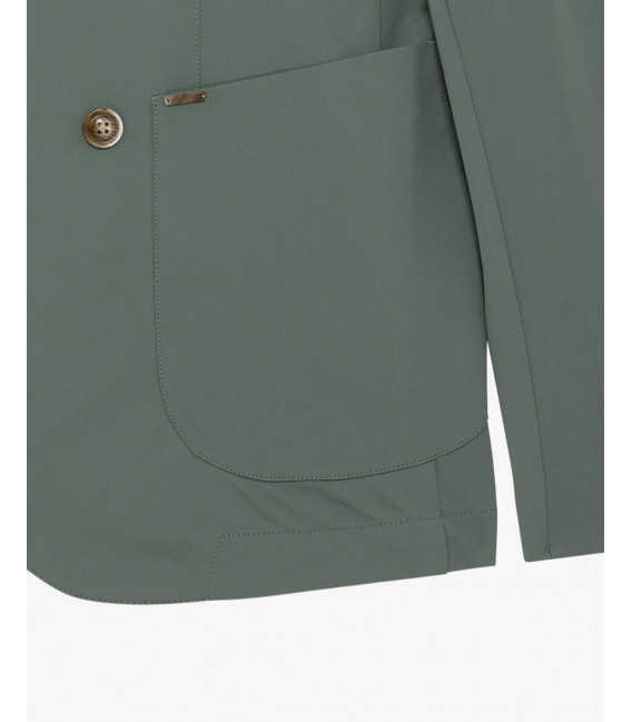 Wrinkle-free double breasted blazer