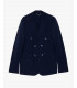 Wrinkle-free double breasted blazer