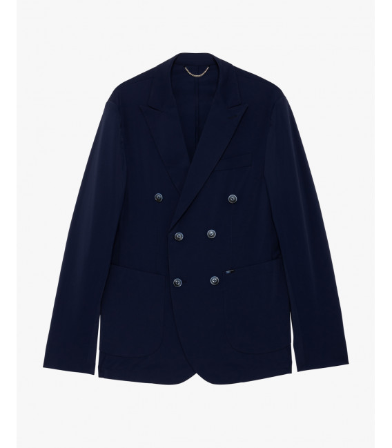 Wrinkle-free double breasted suit
