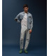 Jeans COOPER carrot cropped fit con strappo sul ginocchio