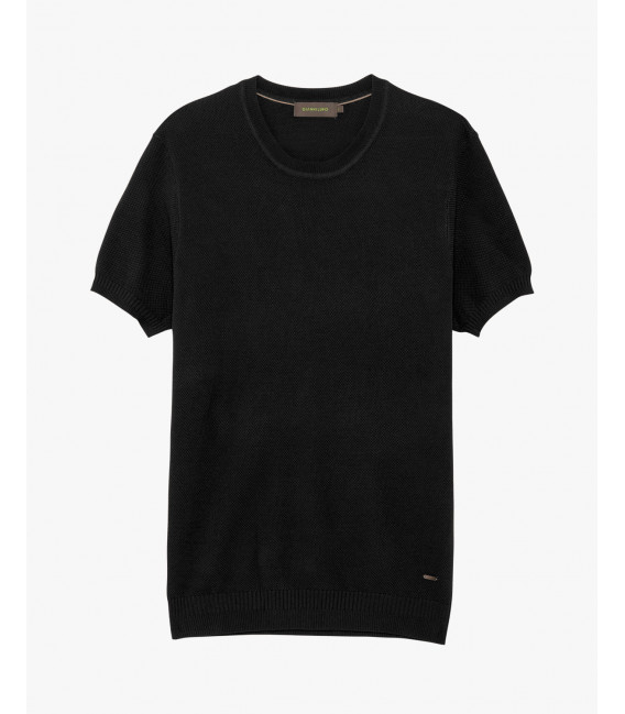 T-shirt in maglia texturizzata