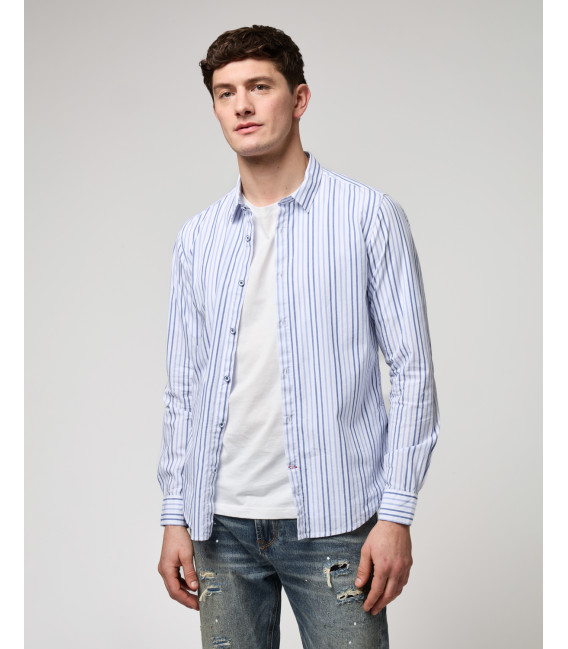 Striped cotton shirt