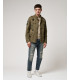 Safari jacket with patches