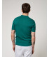 Muscle fit knitted polo shirt