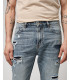GRANT carrot fit jeans with rips and patches