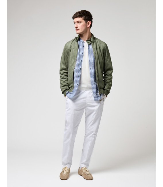 Bomber effetto camoscio