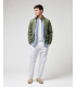 Bomber effetto camoscio