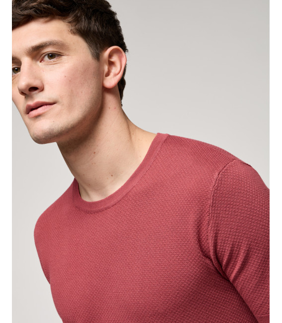 Knit textured t-shirt