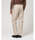 Wide leg trousers with double pleats