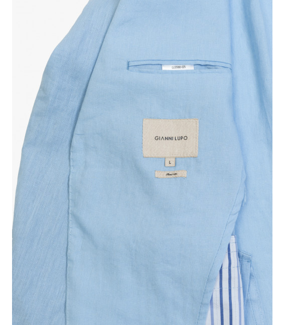 Relaxed fit linen suit