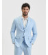 Relaxed fit linen suit