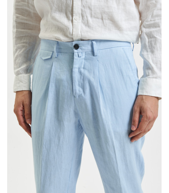 Relaxed fit linen suit