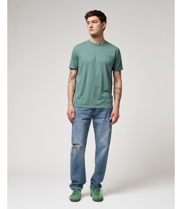 Extra-fine cotton t-shirt with pocket