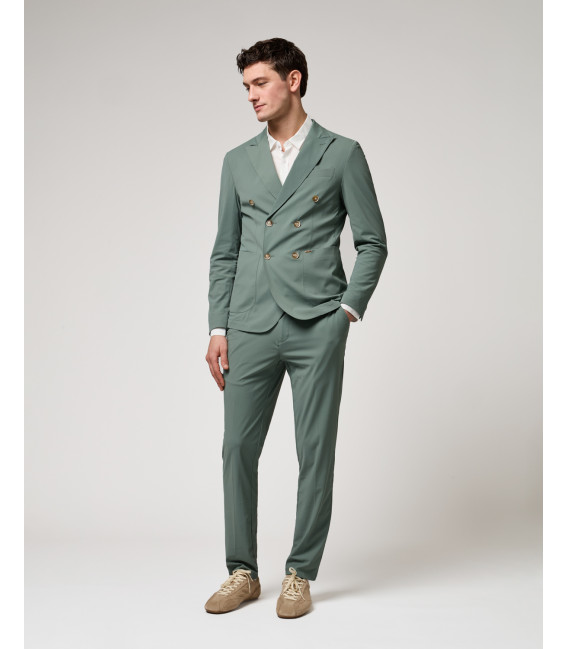 Wrinkle-free suit trousers