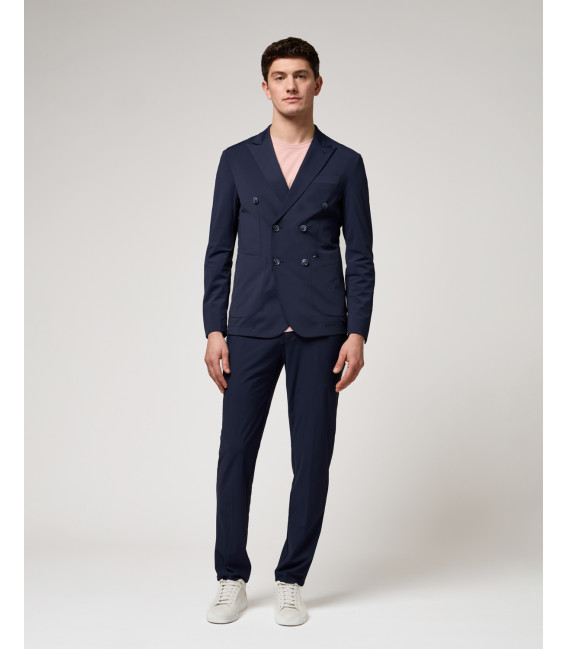 Wrinkle-free suit trousers