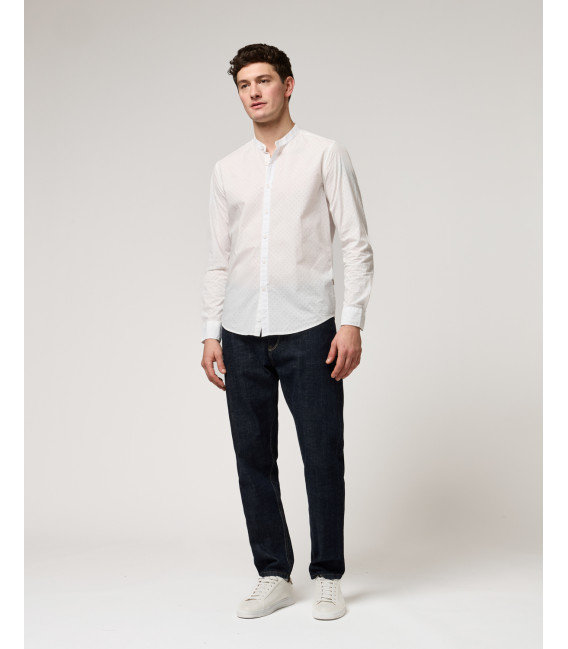 Slim fit micropierced shirt