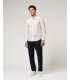 Slim fit micropierced shirt