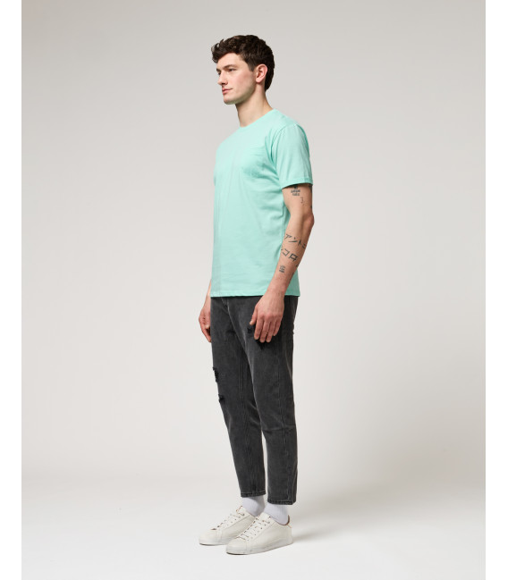 Extra-fine cotton t-shirt with pocket